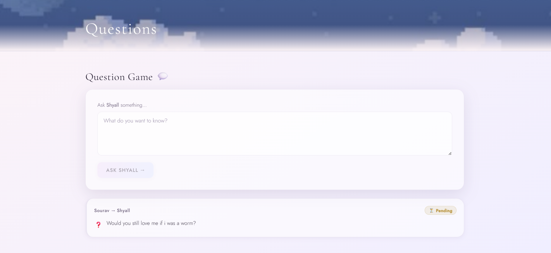 Question